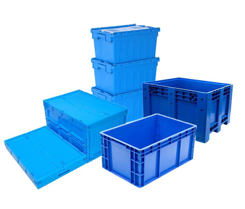 Plastkassar, lådor och behållare