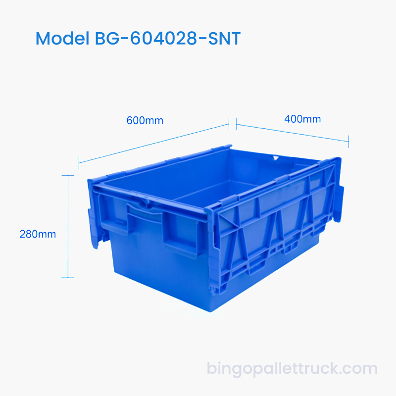 54L Stack and Nest-tote Box för lagergodssortering