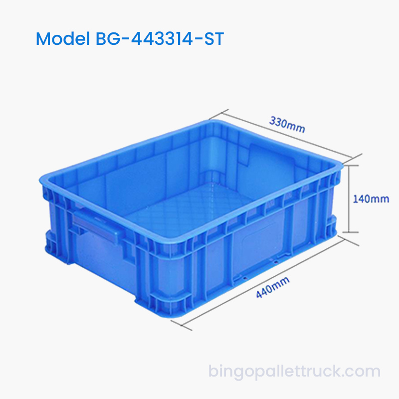 15L staplingsbar industriplastlåda HDPE förvaringsfack
