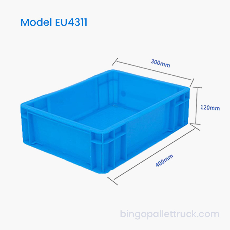 10L EU Standard Tote Box för Supermarket Diverse varor