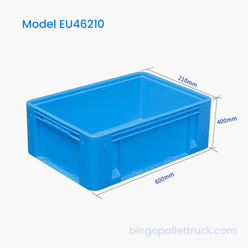 43L HDPE EU Plast Tote Förvaringsbehållare för inomhusbruk