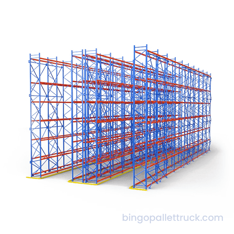 Customized High Density Narrow Aisle Racking Selective Storage System for Limited Space