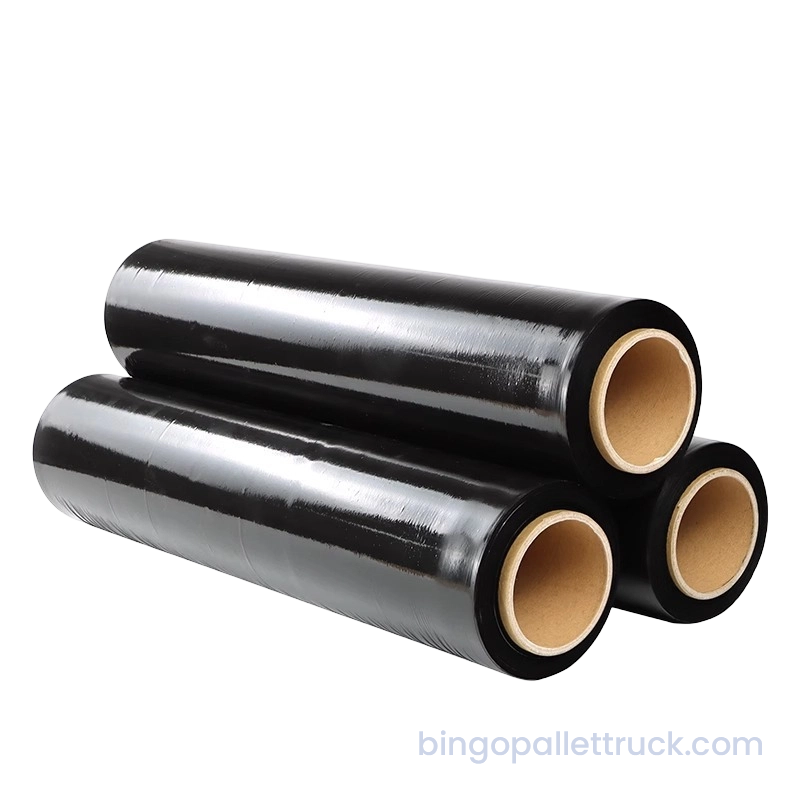 Hög densitet LLDPE Svart Stretch Wrap för förpackning