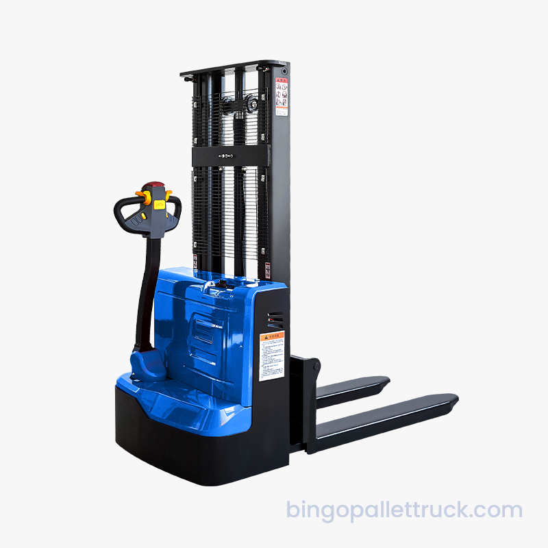 1500 kg elektrisk Walkie Stacker industrilyft