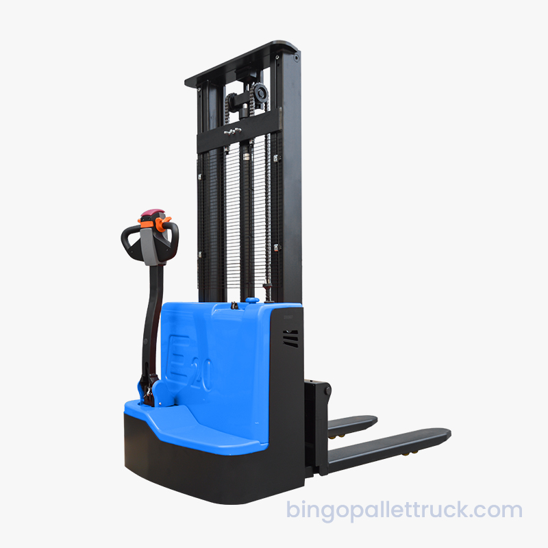 2000 kg Heavy Duty Elektrisk Walkie Stacker